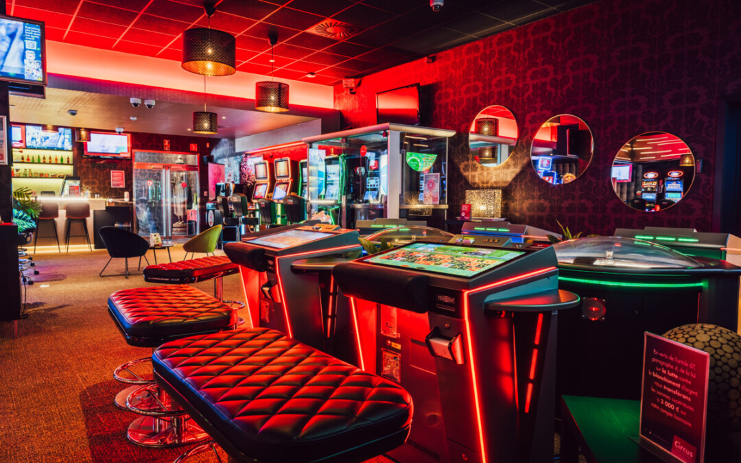 Salle de jeux Circus Casino Chapelle. Machines à sous, dice, slots, roulette électronique à jackpot.
