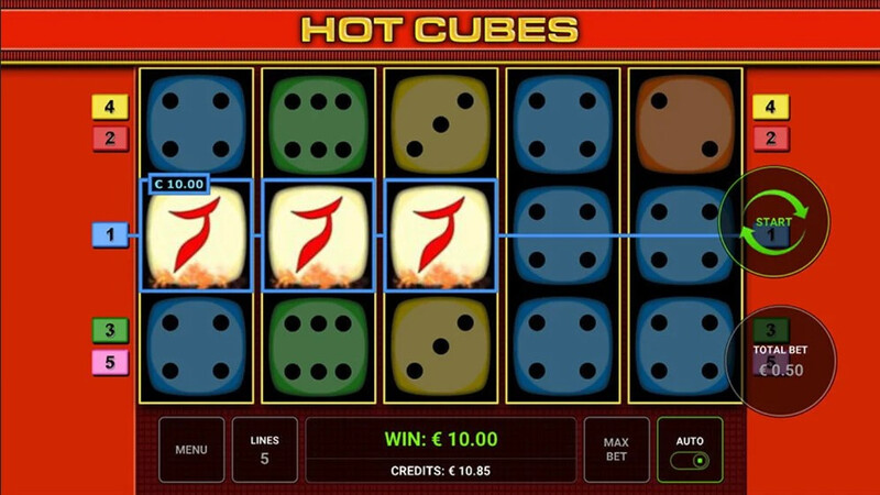Hot Cubes dice slot - Circus Casino Hot Cubes dice slot - Circus Casino